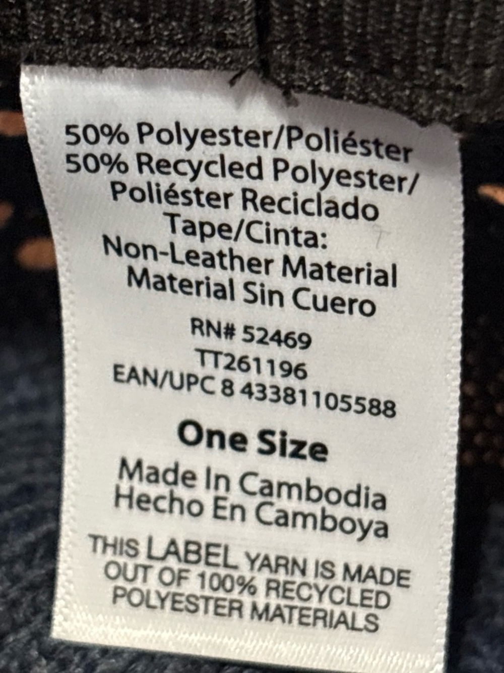 Lot of 2 Time & Tru Packable Fedora Solid Black/Navy Tie Accent Band One Size - Picture 7 of 11